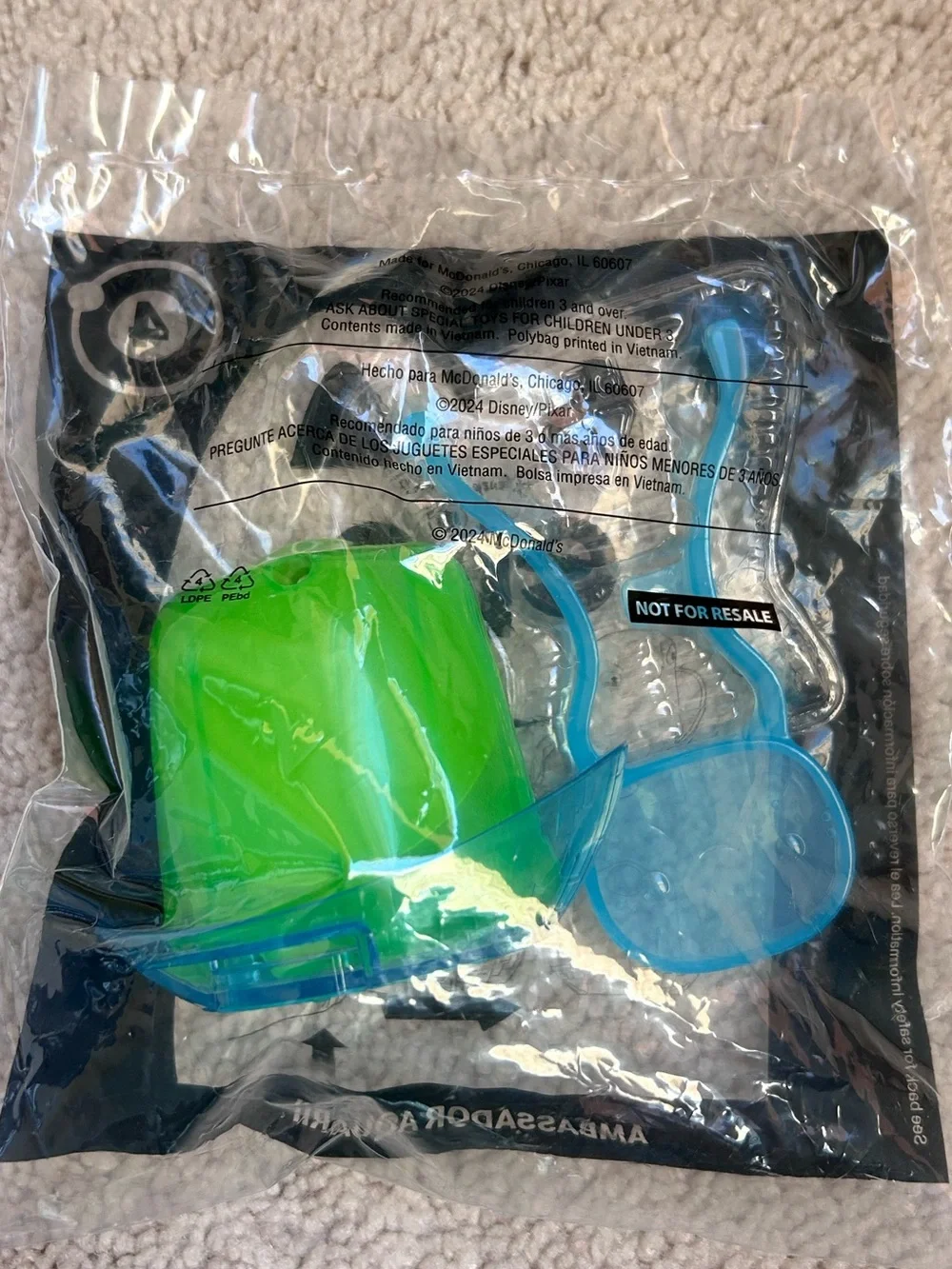 McDonald’s Disney Pixar Elio 2024 Happy Meal Toy #1 & #4 Set, 2 PCs Collectible